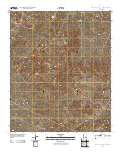 Juan Largo Canyon East New Mexico Historical topographic map, 1:24000 scale, 7.5 X 7.5 Minute, Year 2010