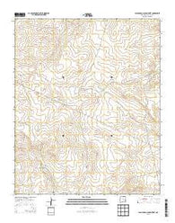Juan Largo Canyon West New Mexico Current topographic map, 1:24000 scale, 7.5 X 7.5 Minute, Year 2013