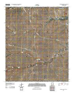 Jumping Spring New Mexico Historical topographic map, 1:24000 scale, 7.5 X 7.5 Minute, Year 2010
