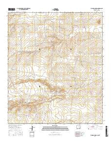Jumping Spring New Mexico Current topographic map, 1:24000 scale, 7.5 X 7.5 Minute, Year 2017