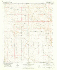Kansas Valley New Mexico Historical topographic map, 1:24000 scale, 7.5 X 7.5 Minute, Year 1974