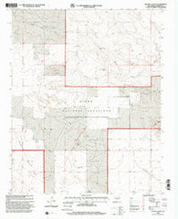 Kansas Valley New Mexico Historical topographic map, 1:24000 scale, 7.5 X 7.5 Minute, Year 1998