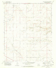 Kansas Valley Lake New Mexico Historical topographic map, 1:24000 scale, 7.5 X 7.5 Minute, Year 1974