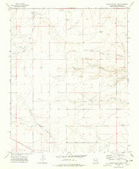 Kansas Valley Lake New Mexico Historical topographic map, 1:24000 scale, 7.5 X 7.5 Minute, Year 1974