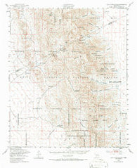 Kaylor Mountain New Mexico Historical topographic map, 1:62500 scale, 15 X 15 Minute, Year 1948