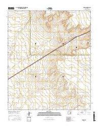 Kenna New Mexico Current topographic map, 1:24000 scale, 7.5 X 7.5 Minute, Year 2017