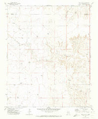 Kerlin Hill New Mexico Historical topographic map, 1:24000 scale, 7.5 X 7.5 Minute, Year 1971