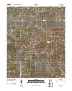 Kerlin Hill New Mexico Historical topographic map, 1:24000 scale, 7.5 X 7.5 Minute, Year 2010