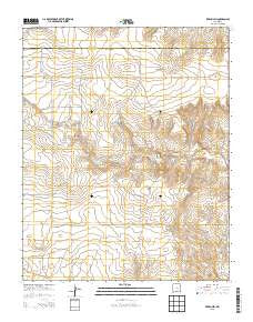 Kerlin Hill New Mexico Historical topographic map, 1:24000 scale, 7.5 X 7.5 Minute, Year 2013