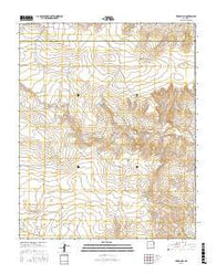 Kerlin Hill New Mexico Current topographic map, 1:24000 scale, 7.5 X 7.5 Minute, Year 2017