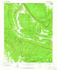 Kettner Canyon New Mexico Historical topographic map, 1:24000 scale, 7.5 X 7.5 Minute, Year 1963
