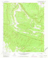 Kettner Canyon New Mexico Historical topographic map, 1:24000 scale, 7.5 X 7.5 Minute, Year 1963