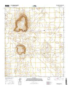 Kilbourne Hole New Mexico Current topographic map, 1:24000 scale, 7.5 X 7.5 Minute, Year 2017