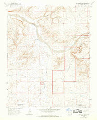 Kin Klizhin Ruins New Mexico Historical topographic map, 1:24000 scale, 7.5 X 7.5 Minute, Year 1966