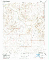 Kin Klizhin Ruins New Mexico Historical topographic map, 1:24000 scale, 7.5 X 7.5 Minute, Year 1966