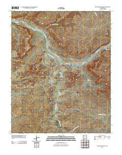 Kin Klizhin Ruins New Mexico Historical topographic map, 1:24000 scale, 7.5 X 7.5 Minute, Year 2010