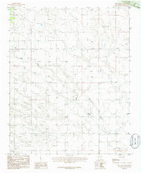 King Draw New Mexico Historical topographic map, 1:24000 scale, 7.5 X 7.5 Minute, Year 1986