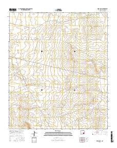 King Camp New Mexico Current topographic map, 1:24000 scale, 7.5 X 7.5 Minute, Year 2017