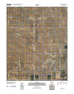 King Draw New Mexico Historical topographic map, 1:24000 scale, 7.5 X 7.5 Minute, Year 2010