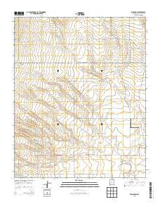 King Draw New Mexico Historical topographic map, 1:24000 scale, 7.5 X 7.5 Minute, Year 2013