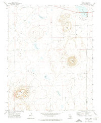 Kiowa New Mexico Historical topographic map, 1:24000 scale, 7.5 X 7.5 Minute, Year 1971