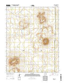 Kiowa New Mexico Historical topographic map, 1:24000 scale, 7.5 X 7.5 Minute, Year 2013