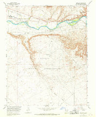 Kirtland New Mexico Historical topographic map, 1:24000 scale, 7.5 X 7.5 Minute, Year 1966