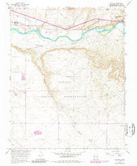Kirtland New Mexico Historical topographic map, 1:24000 scale, 7.5 X 7.5 Minute, Year 1966