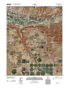 Kirtland New Mexico Historical topographic map, 1:24000 scale, 7.5 X 7.5 Minute, Year 2010