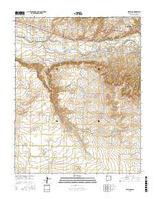 Kirtland New Mexico Current topographic map, 1:24000 scale, 7.5 X 7.5 Minute, Year 2017