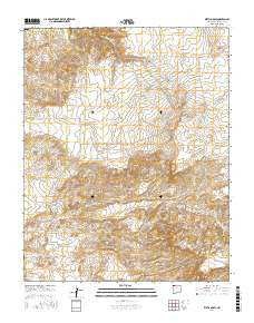 Kirtland SW New Mexico Current topographic map, 1:24000 scale, 7.5 X 7.5 Minute, Year 2017