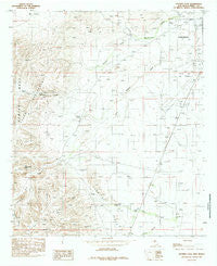 Kitchen Cove New Mexico Historical topographic map, 1:24000 scale, 7.5 X 7.5 Minute, Year 1985