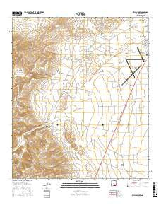 Kitchen Cove New Mexico Current topographic map, 1:24000 scale, 7.5 X 7.5 Minute, Year 2017