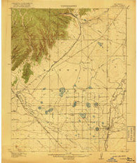 Koehler New Mexico Historical topographic map, 1:62500 scale, 15 X 15 Minute, Year 1917