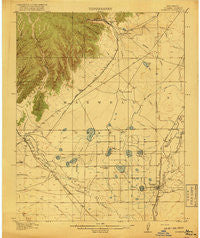 Koehler New Mexico Historical topographic map, 1:62500 scale, 15 X 15 Minute, Year 1917