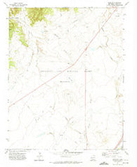 Koehler New Mexico Historical topographic map, 1:24000 scale, 7.5 X 7.5 Minute, Year 1971