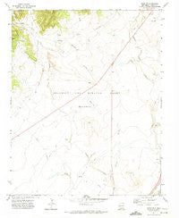 Koehler New Mexico Historical topographic map, 1:24000 scale, 7.5 X 7.5 Minute, Year 1971