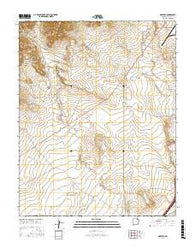 Koehler New Mexico Current topographic map, 1:24000 scale, 7.5 X 7.5 Minute, Year 2017