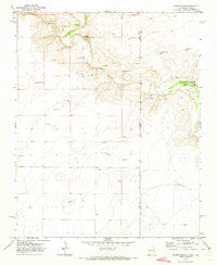 Koger Ranch New Mexico Historical topographic map, 1:24000 scale, 7.5 X 7.5 Minute, Year 1971