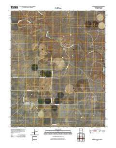 Koger Ranch New Mexico Historical topographic map, 1:24000 scale, 7.5 X 7.5 Minute, Year 2010
