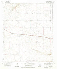 Krider New Mexico Historical topographic map, 1:24000 scale, 7.5 X 7.5 Minute, Year 1973