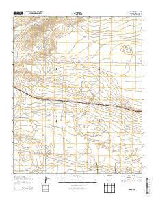 Krider New Mexico Historical topographic map, 1:24000 scale, 7.5 X 7.5 Minute, Year 2013