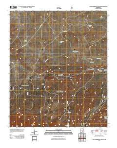 Kyle Harrison Canyon New Mexico Historical topographic map, 1:24000 scale, 7.5 X 7.5 Minute, Year 2011