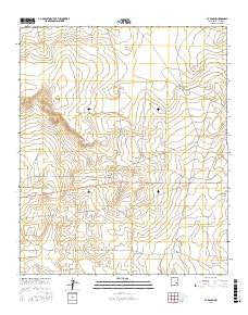 L E Ranch New Mexico Current topographic map, 1:24000 scale, 7.5 X 7.5 Minute, Year 2017