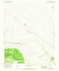 La Chata Crater New Mexico Historical topographic map, 1:24000 scale, 7.5 X 7.5 Minute, Year 1966