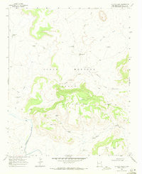 La Cinta Mesa New Mexico Historical topographic map, 1:24000 scale, 7.5 X 7.5 Minute, Year 1968