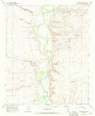 La Espia Peak New Mexico Historical topographic map, 1:24000 scale, 7.5 X 7.5 Minute, Year 1967