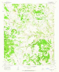 La Gotera New Mexico Historical topographic map, 1:24000 scale, 7.5 X 7.5 Minute, Year 1961
