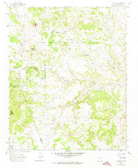 La Gotera New Mexico Historical topographic map, 1:24000 scale, 7.5 X 7.5 Minute, Year 1961