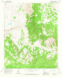 La Jara Peak New Mexico Historical topographic map, 1:24000 scale, 7.5 X 7.5 Minute, Year 1964
